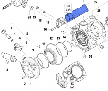 Pump Manifold 3218010300 for Comet Pump APS 96