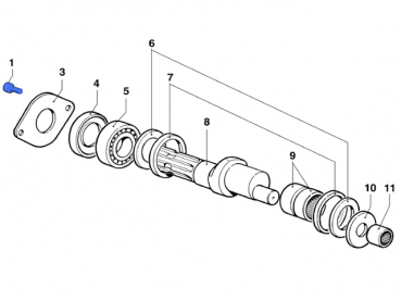 screw spare parts for BP 105 - 125