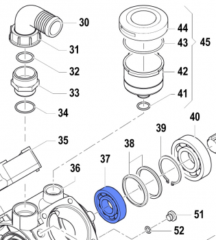 Ball Bearing for Comet Pump APS 96