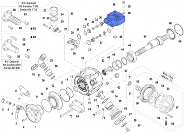 Pump Manifold 3218010300 for Comet Pumps APS 51-61-71