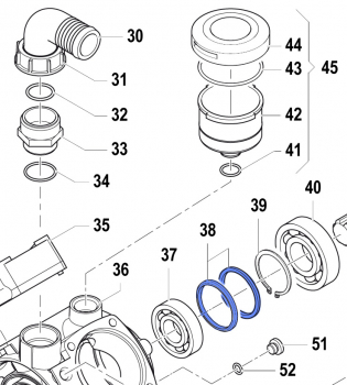 Connecting Rod Ring 0010002100 for Comet Pump APS 96