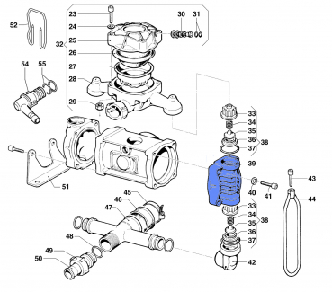 3218012300 Comet BP 60 K pump manifold