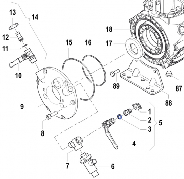 Gasket 1209001300 for Comet Pumps APS 101-121