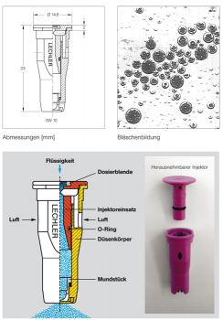 Preview: Lechler ID3 POM 120° Flat Jet Injector – construction