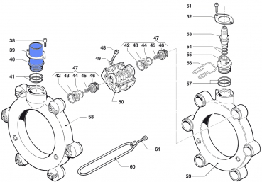 Suction Hose Tail 2800002200 for Comet BP 205 K