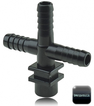 Arag facile nozzle holder with triple hose connection