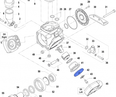 Diaphragm 1800010200 for Comet Pumps APS 31-41