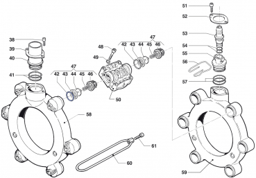 O-Ring 1210041900 for Comet Pump BP 205 K