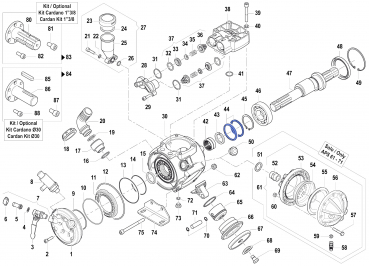 Connecting Rod Ring 0010002100 for Comet Pumps APS 51-61-71
