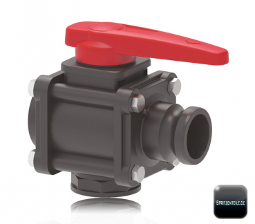 Arag Ball Valve 3-way series 453 Adapter - 8 bar / 120 PSI
