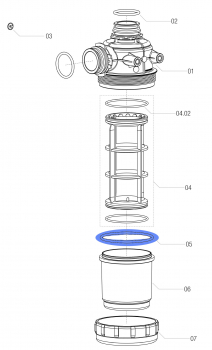 Arag O-Ring 454237090 for Filter Body Series 312
