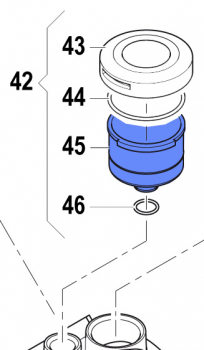 Volumetric Compensator 0421001200 for Comet Pump APS 145