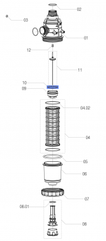 Arag O-Ring 460000190 Valve Body for Serie 314 and 313