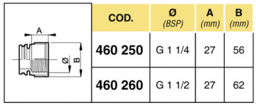 Preview: Arag hose fitting with internal thread for 3-way by-pass