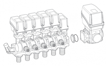 Preview: Arag Adapter-Ring and O-Ring for type 863