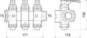 Preview: Arag service unit 3-way for sprayer mixer