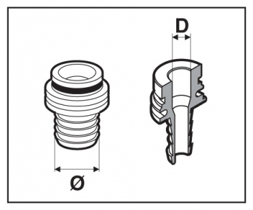 Preview: Arag Connector for Main Valve 864-464 return flow