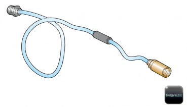 Preview: Rislan hose with quick fittings and separartion joint inclusive