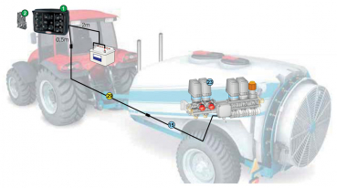 Preview: Cable for control box – motorized valves – scheme