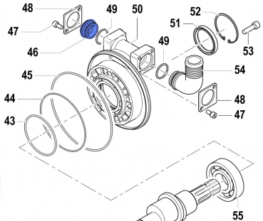Plug 3202019900 for Comet Pumps APS 101-121