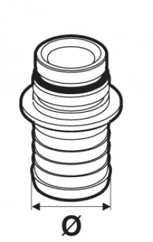 Arag Connector for valves 871-471 Inlet