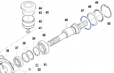 O-Ring 1210022500 for Comet Pumps APS 96