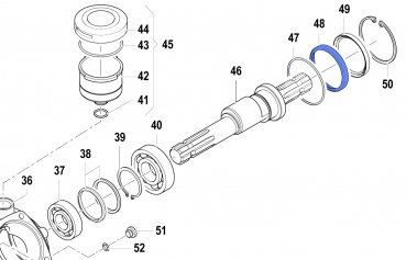 Ring 0009019200 for Comet Pump APS 96