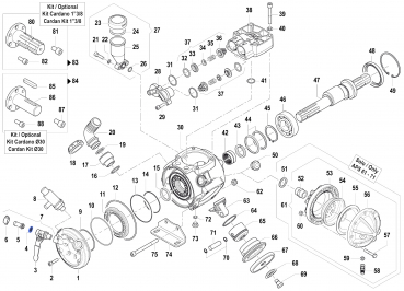Gasket 1209001300 for Comet Pumps APS 51-61-71