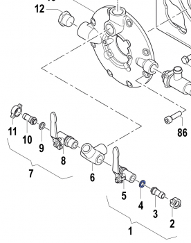 Gasket 1209001300 for Comet Pump APS 145