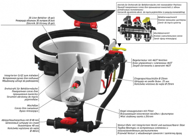 Preview: ARAG Niagara mixer for crop sprayers 503301