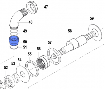 Nipple 2000009600 for Comet Pump APS 145