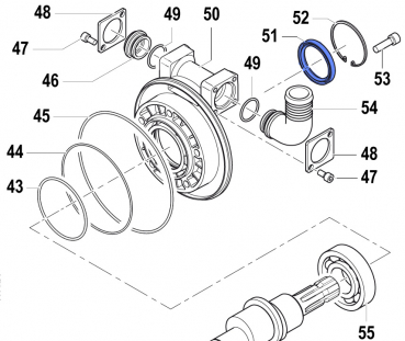 Oil Seal 0019008900 for Comet Pumps APS 101-121