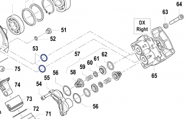 O-Ring 1210004700 for Comet Pump APS 96
