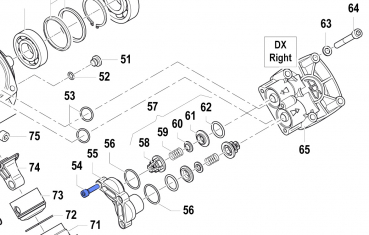 Screw 3609000600 for Comet Pump APS 96