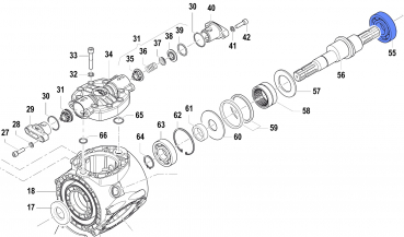 Ball Bearing 0438001100 for Comet Pumps APS 101-121