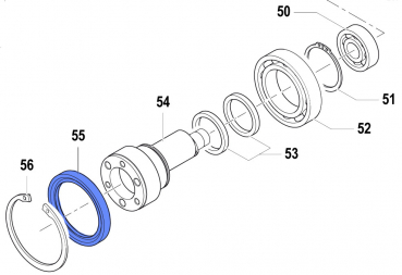 Oil Seal 0019008500 for Comet Pumps APS 31-41