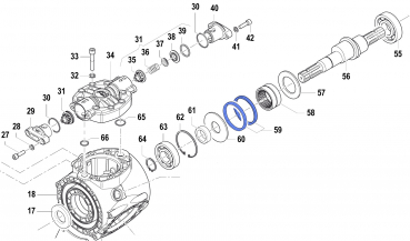 Connecting Rod Ring 0010002300 for Comet Pumps APS 101-121