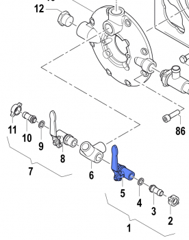 Tap 2826003100 for Comet Pump APS 145