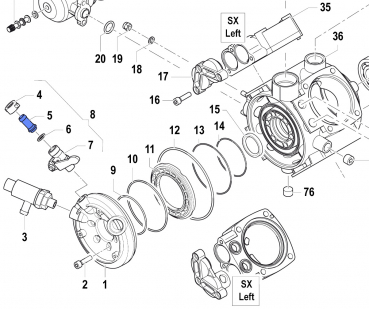 Delivery Hose Tail 2802001800 for Comet Pump APS 96
