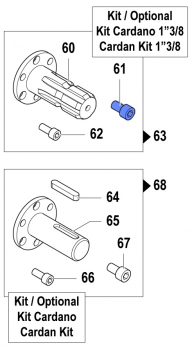 Screw 3609002600 for Comet Pumps APS 31-41