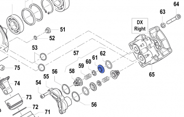 Valve Seat 3009011500 for Comet Pump APS 96