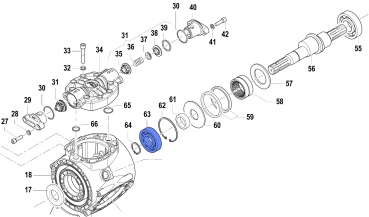 Ball Bearing 0438004900 for Comet Pumps APS 101-121