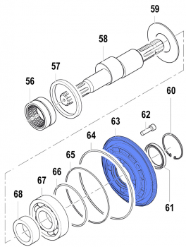 Flange 1009016800 for Comet Pump APS 145