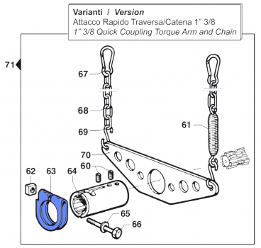 Collar for Comet Pumps BP 105-125 K
