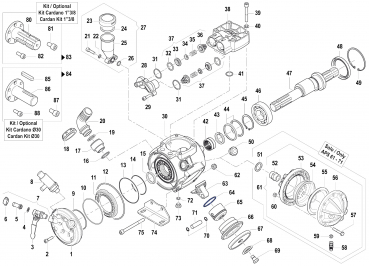 Compression Ring 0020000800 for Comet Pumps APS 51-61-71