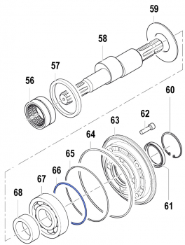 O-Ring 1210036900 for Comet Pump APS 145
