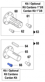 Screw 3609015700 for Comet Pumps APS 31-41