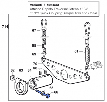 Hexagonal Screw for Comet Pumps BP 105-125 K