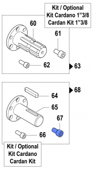 Screw 3609002600 for Comet Pumps APS 31-41