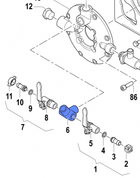 Coupling 2803043400 for Comet Pump APS 145